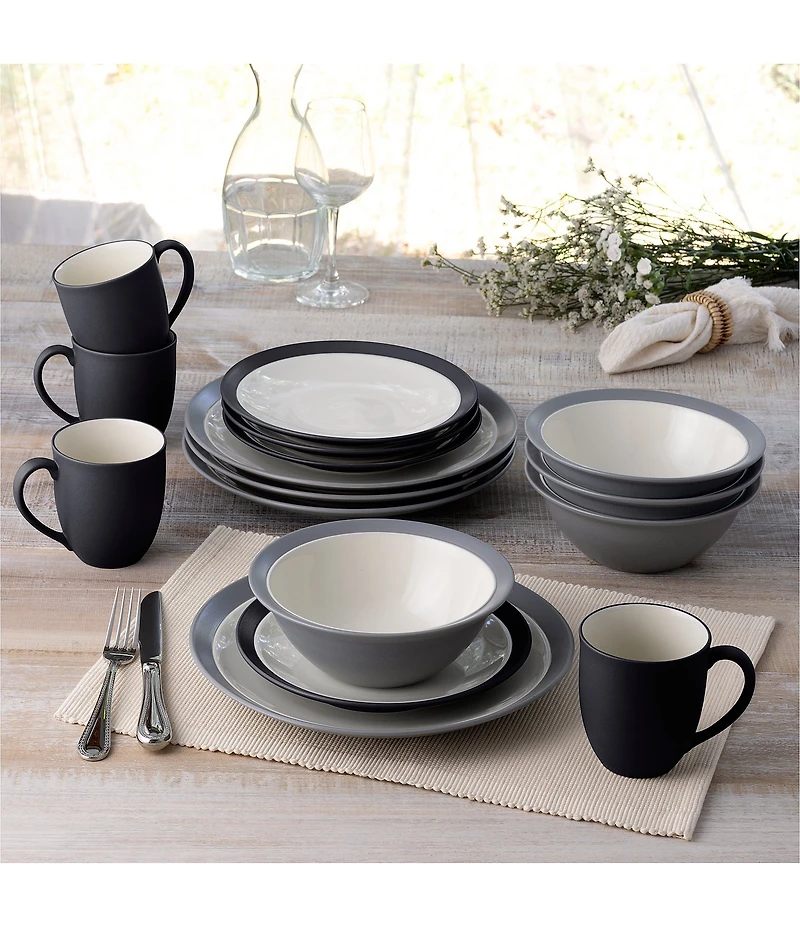 Noritake Colorwave Collection 16-Piece Curve Set, Service For 4