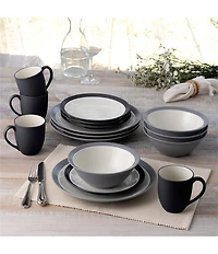 Noritake Colorwave Collection 16-Piece Curve Set, Service For 4