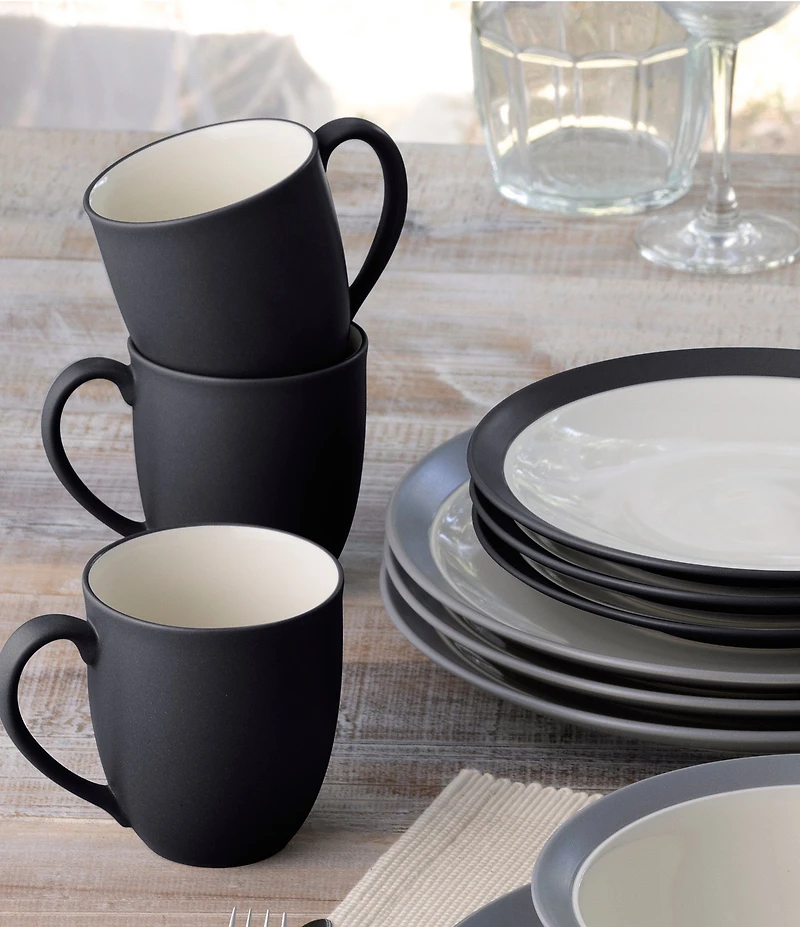 Noritake Colorwave Collection 16-Piece Curve Set, Service For 4