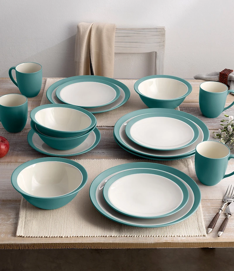 Noritake Colorwave Collection 16-Piece Curve Set, Service For 4