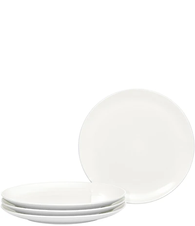 Noritake Colorwave White Coupe Dinner Plates, Set of 4