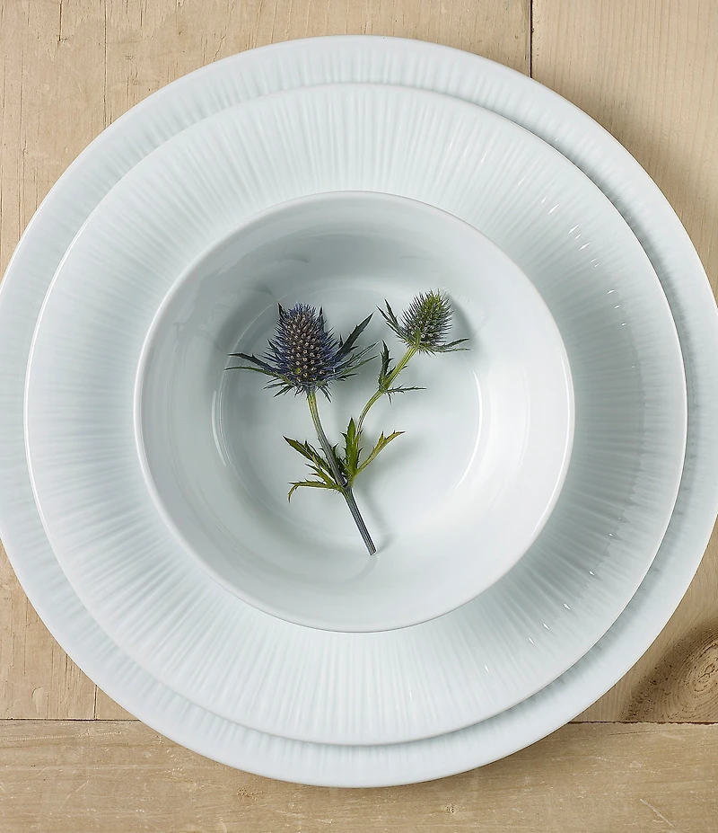 Noritake Conifere Collection White Cereal Bowls, Set of 4