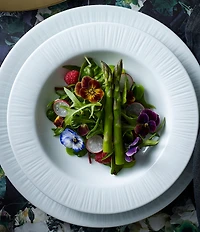 Noritake Conifere Collection White Dinner Plates, Set of 4