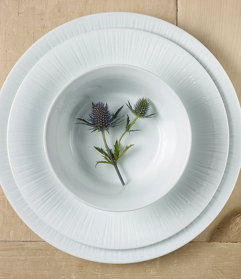 Noritake Conifere Collection White Salad Plates, Set of 4