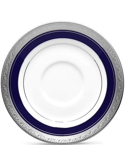 Noritake Crestwood Cobalt Platinum Saucer