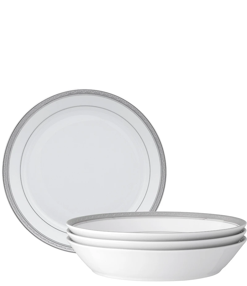 Noritake Crestwood Collection Coupe Dinner Bowls, Set of 4