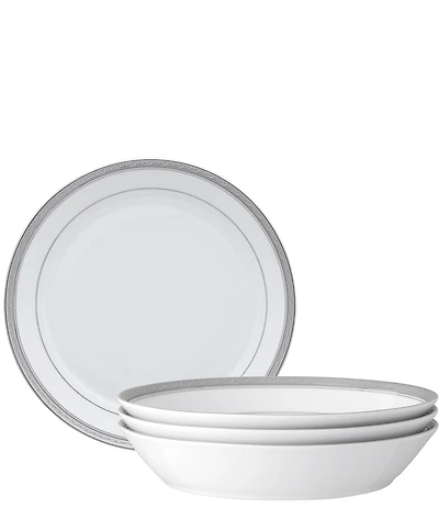 Noritake Crestwood Collection Coupe Dinner Bowls, Set of 4