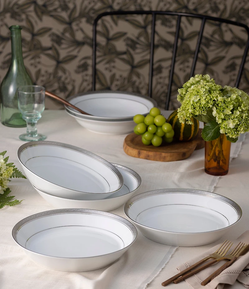 Noritake Crestwood Collection Coupe Dinner Bowls, Set of 4