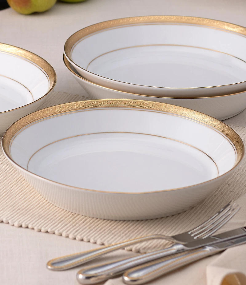 Noritake Crestwood Collection Coupe Dinner Bowls, Set of 4