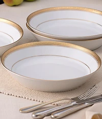 Noritake Crestwood Collection Coupe Dinner Bowls, Set of 4
