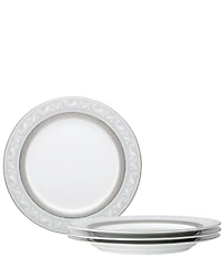 Noritake Crestwood Etched Collection Accent Plates, Set of 4