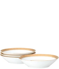 Noritake Crestwood Etched Collection Fruit Bowl, Set of 4