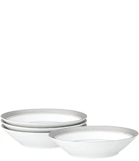 Noritake Crestwood Etched Collection Fruit Bowl, Set of 4