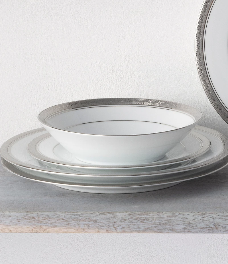 Noritake Crestwood Etched Collection Soup Bowls, Set of 4