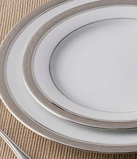Noritake Crestwood Platinum Collection 50-Piece Dinnerware Set, Service For 8