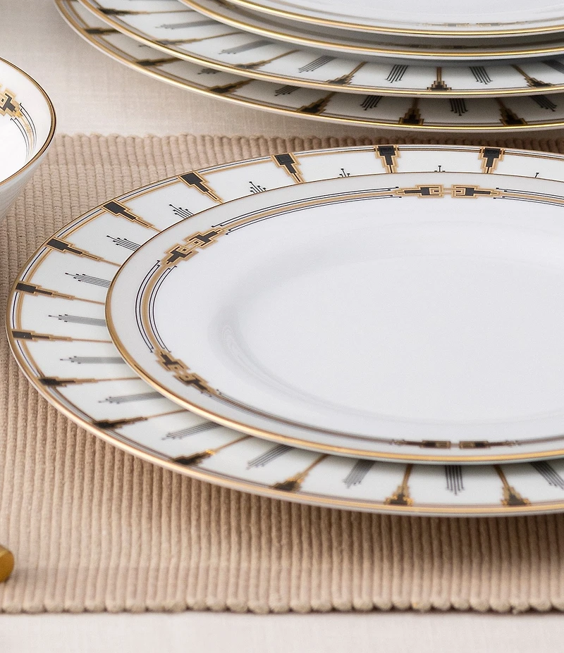 Noritake Empire Gold Collection 12-Piece Dinnerware Set, Service For 4