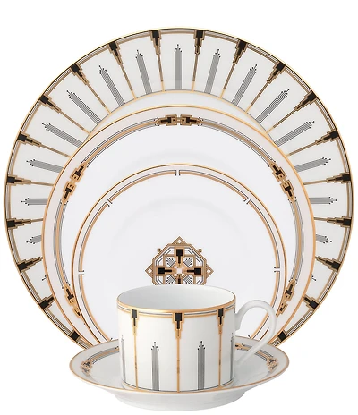 Noritake Empire Gold Collection 5-Piece Place Setting, Service For 1