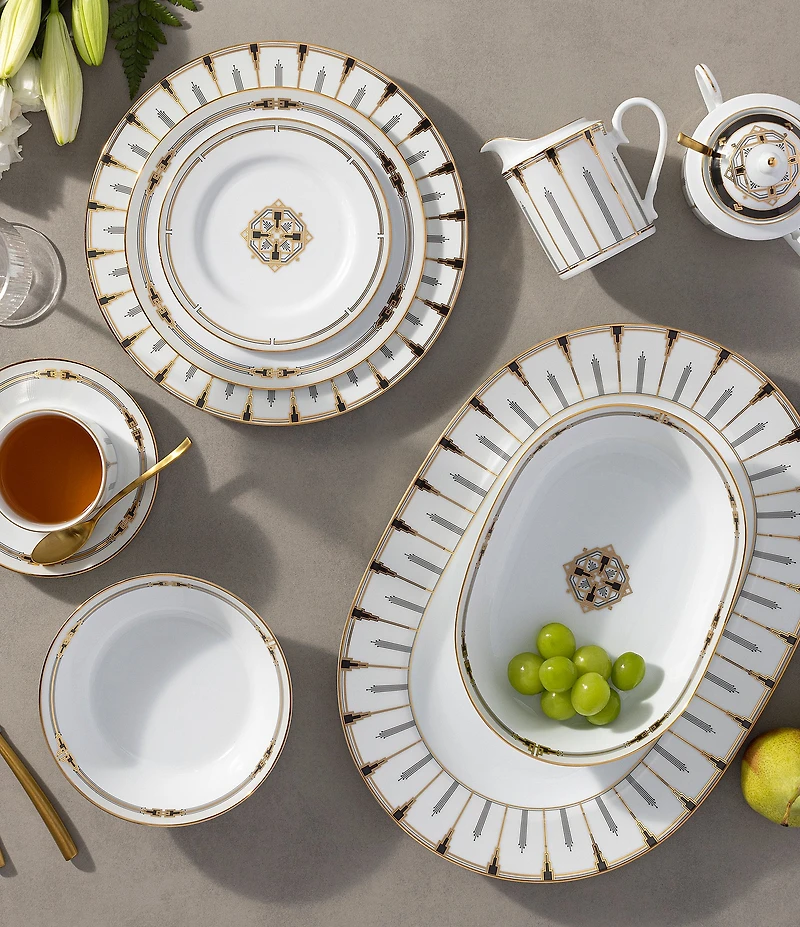 Noritake Empire Gold Collection 5-Piece Place Setting, Service For 1