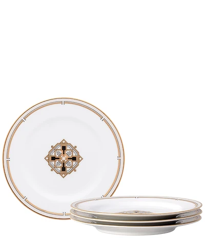 Noritake Empire Gold Collection Bread & Butter/Appetizer Plates, Set of 4