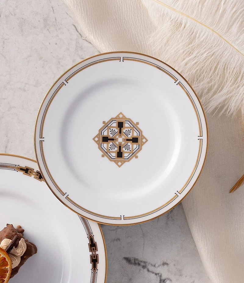 Noritake Empire Gold Collection Bread & Butter/Appetizer Plates, Set of 4