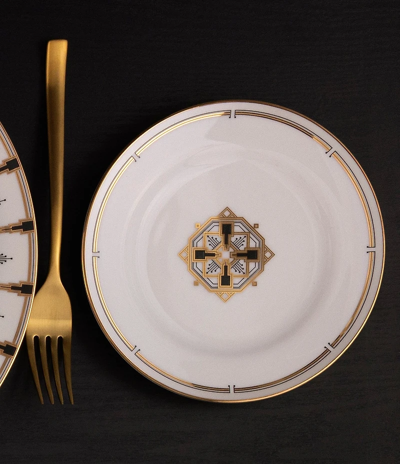 Noritake Empire Gold Collection Bread & Butter/Appetizer Plates, Set of 4