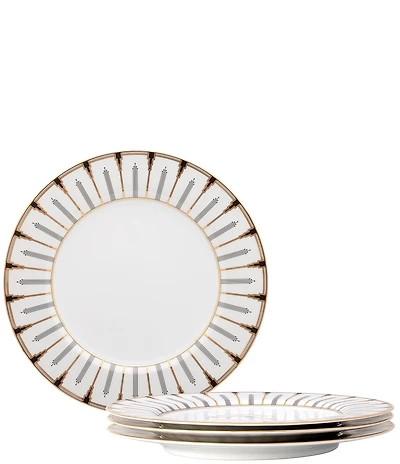 Noritake Empire Gold Collection Dinner Plates, Set of 4