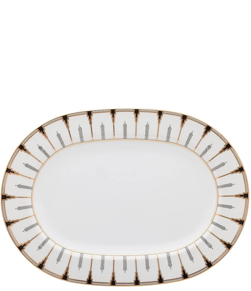 Noritake Empire Gold Collection Oval Platter, 14#double;