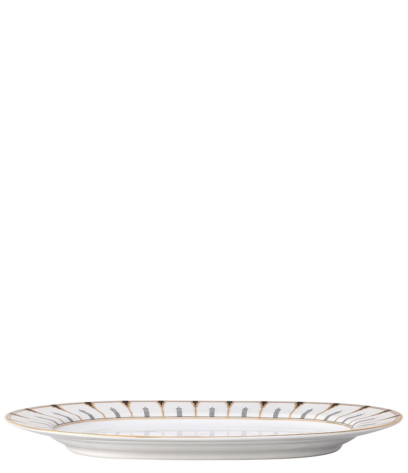 Noritake Empire Gold Collection Oval Platter, 14#double;