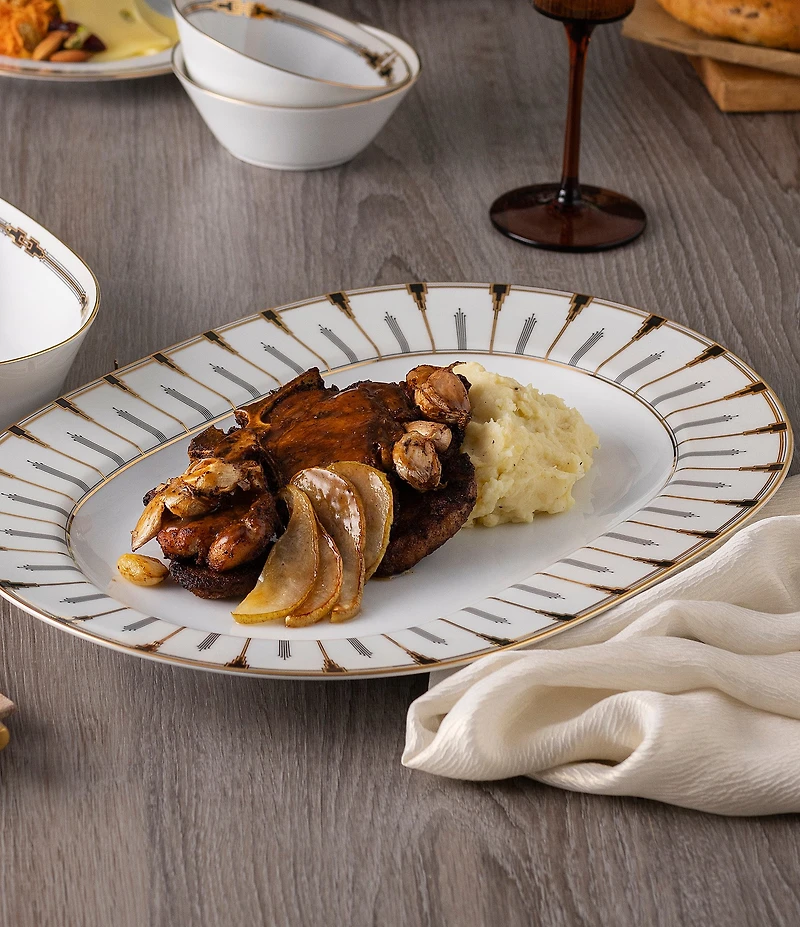 Noritake Empire Gold Collection Oval Platter, 16#double;