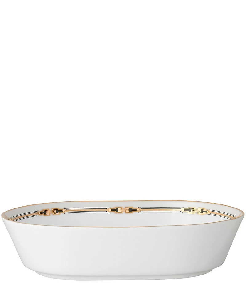 Noritake Empire Gold Collection Oval Vegetable Bowl, 46 oz.