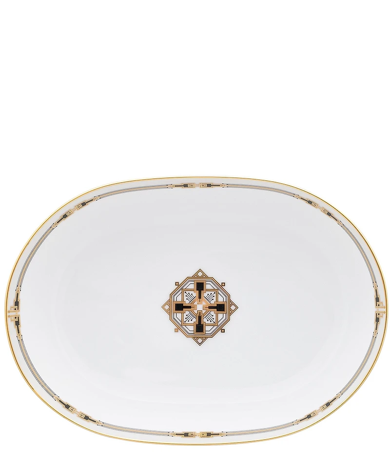 Noritake Empire Gold Collection Oval Vegetable Bowl, 46 oz.