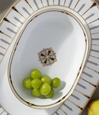 Noritake Empire Gold Collection Oval Vegetable Bowl, 46 oz.