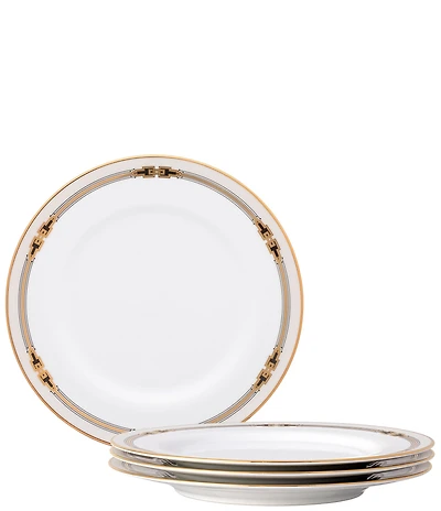 Noritake Empire Gold Collection Salad Plates, Set of 4