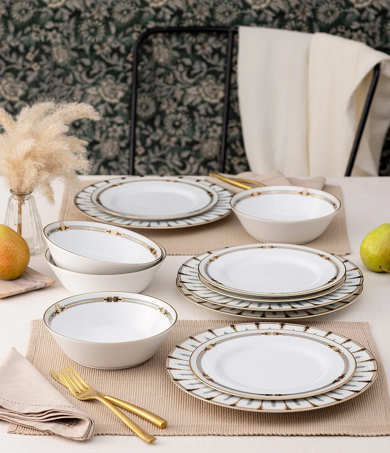 Noritake Empire Gold Collection Salad Plates, Set of 4