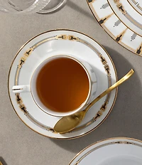 Noritake Empire Gold Collection Saucers, Set of 4