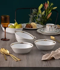Noritake Empire Gold Collection Soup Bowls, Set of 4