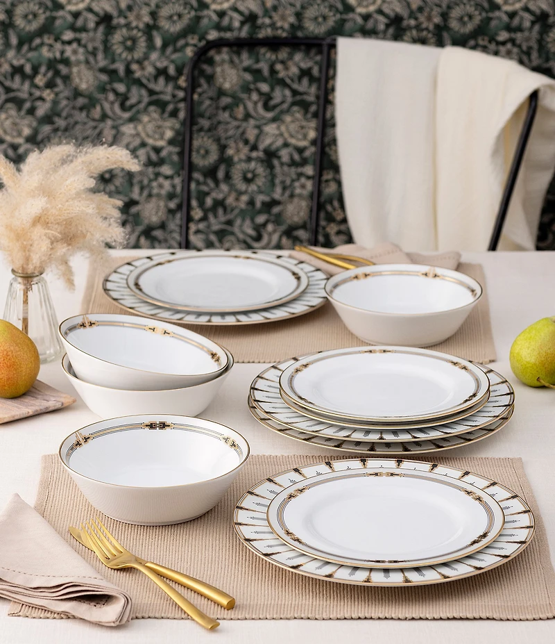 Noritake Empire Gold Collection Soup Bowls, Set of 4