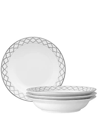 Noritake Eternal Palace Collection Rim Dinner Bowls, Set of 4