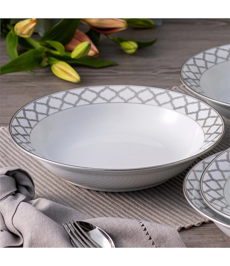 Noritake Eternal Palace Collection Rim Dinner Bowls, Set of 4