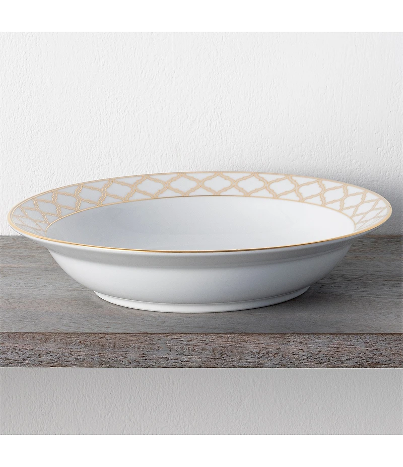 Noritake Eternal Palace Gold Collection Rim Dinner Bowls, Set of 4