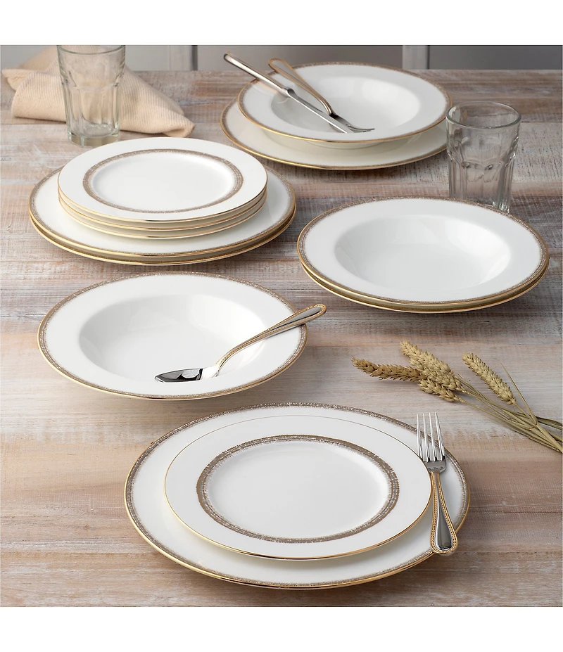 Noritake Haku Collection 12-Piece Dinnerware Set