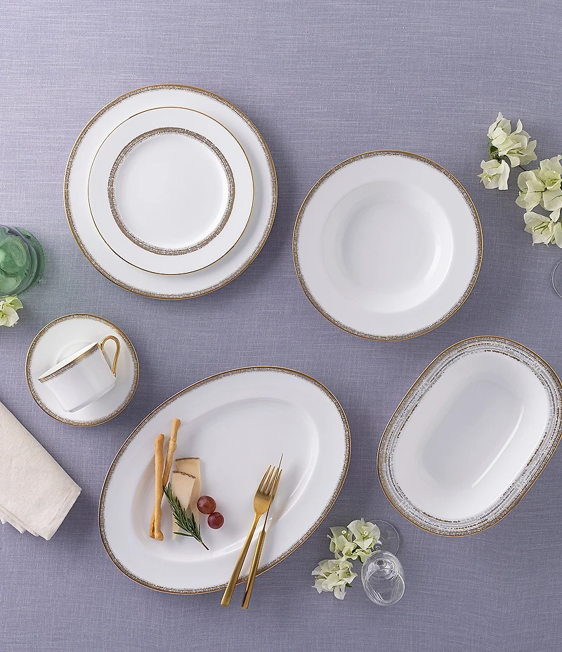Noritake Haku Collection Dinner Plates, Set of 4