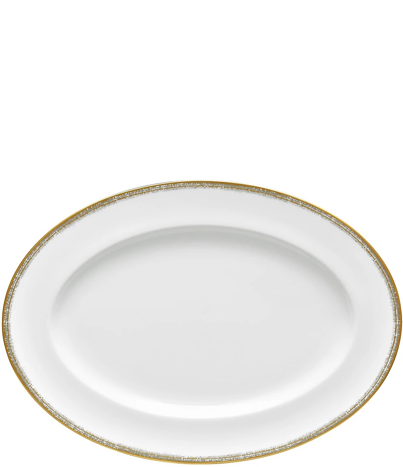 Noritake Haku Collection Oval Platter, 14#double;