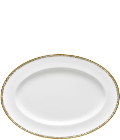 Noritake Haku Collection Oval Platter, 14#double;