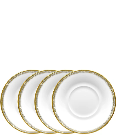 Noritake Haku Collection Saucer Plates, Set of 4
