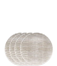 Noritake Hammock Collection Coupe Stripe Salad Plates, Set of 4