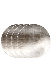 Noritake Hammock Collection Coupe Stripe Salad Plates, Set of 4