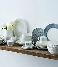 Noritake Hammock Collection Rimmed Round 12.5#double; Platter