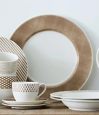 Noritake Hammock Collection Rimmed Round 12.5#double; Platter