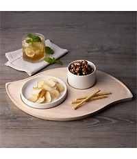 Noritake Natural Wood Collection Wave Platter